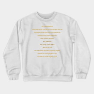 The 10 Commandments Crewneck Sweatshirt